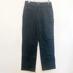 Lee Relaxed Gray Fit Denim High Rise Straight Leg Jeans Pants 10 Long